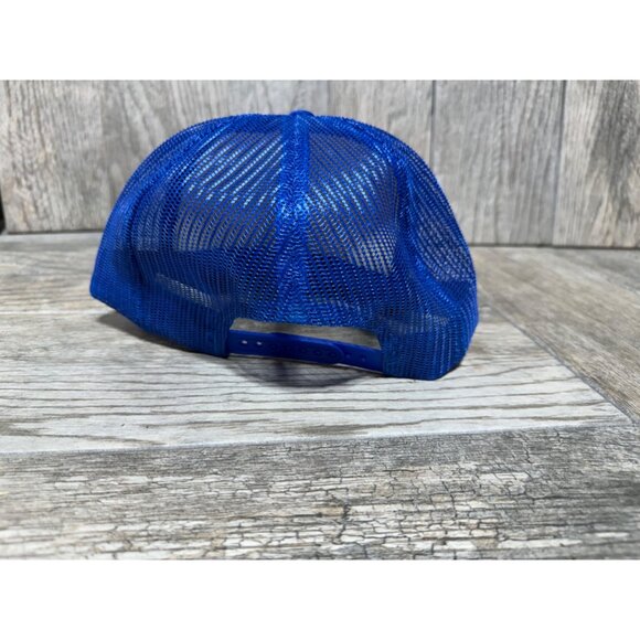 Vintage 90s Barricade Building Products Madhatter Snapback Trucker Hat Snapback - Picture 6 of 7